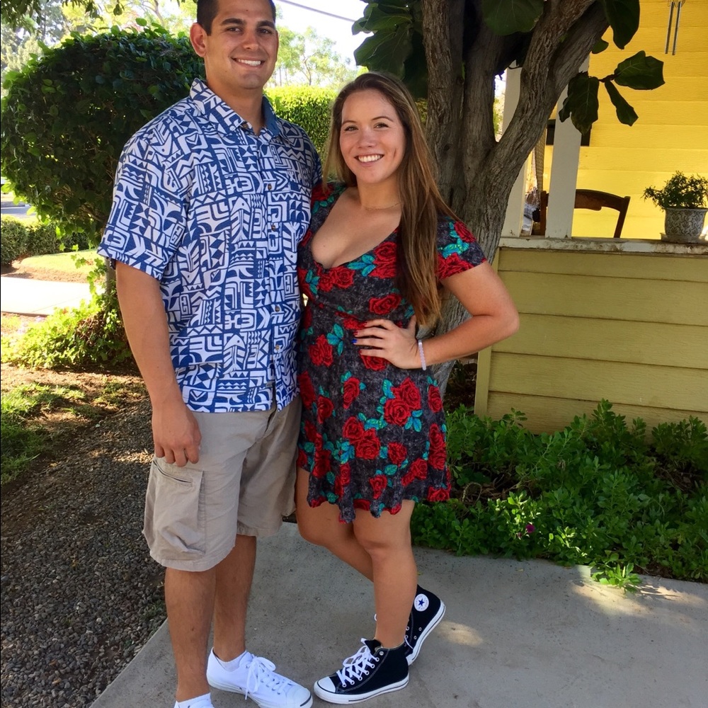Rusty Floral Dress